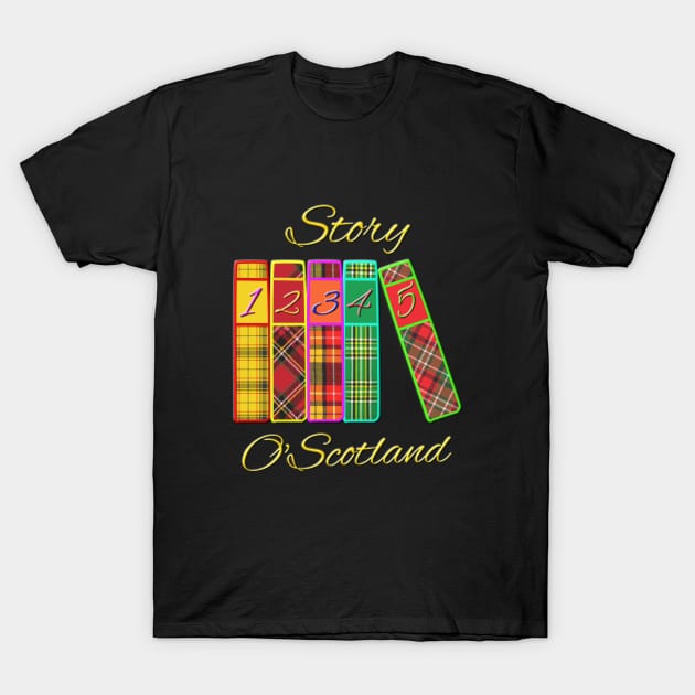 Story O'Scotland T-Shirt by Alex Bleakley